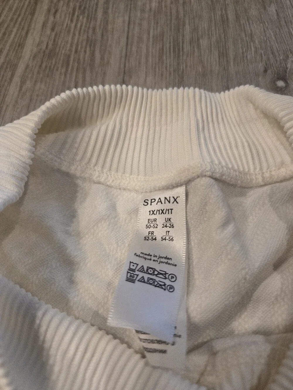 SPANX Long Sleeve Mock Neck Seamless Swirl Textured Sweater Sz 1X